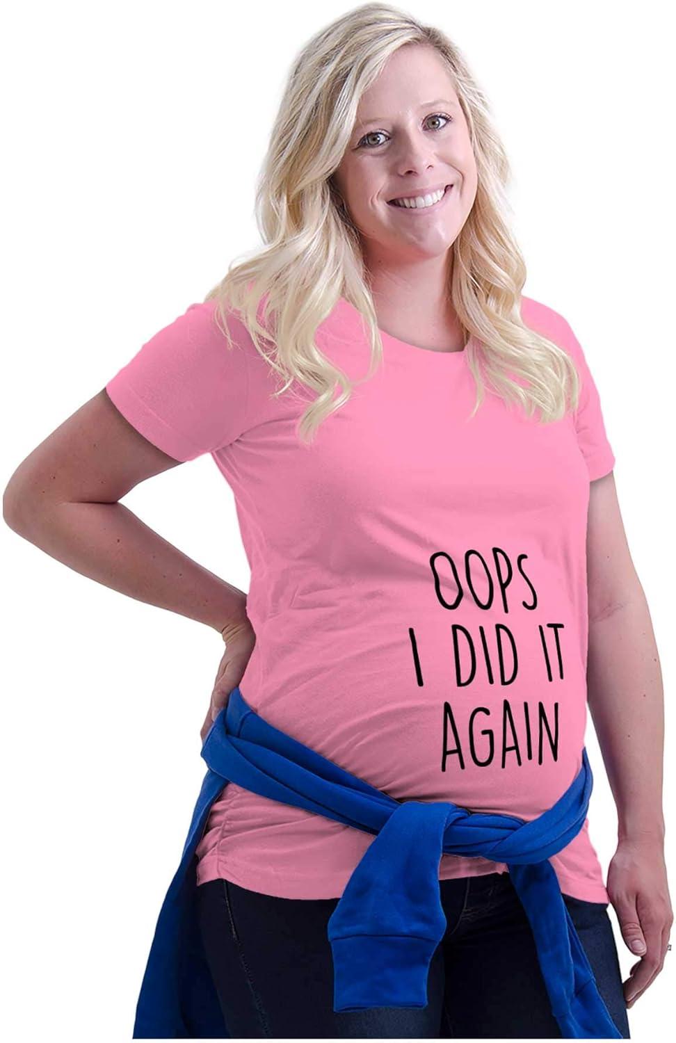 imageWomens Maternity Oops I Did it Again Expecting T Shirt TeePink