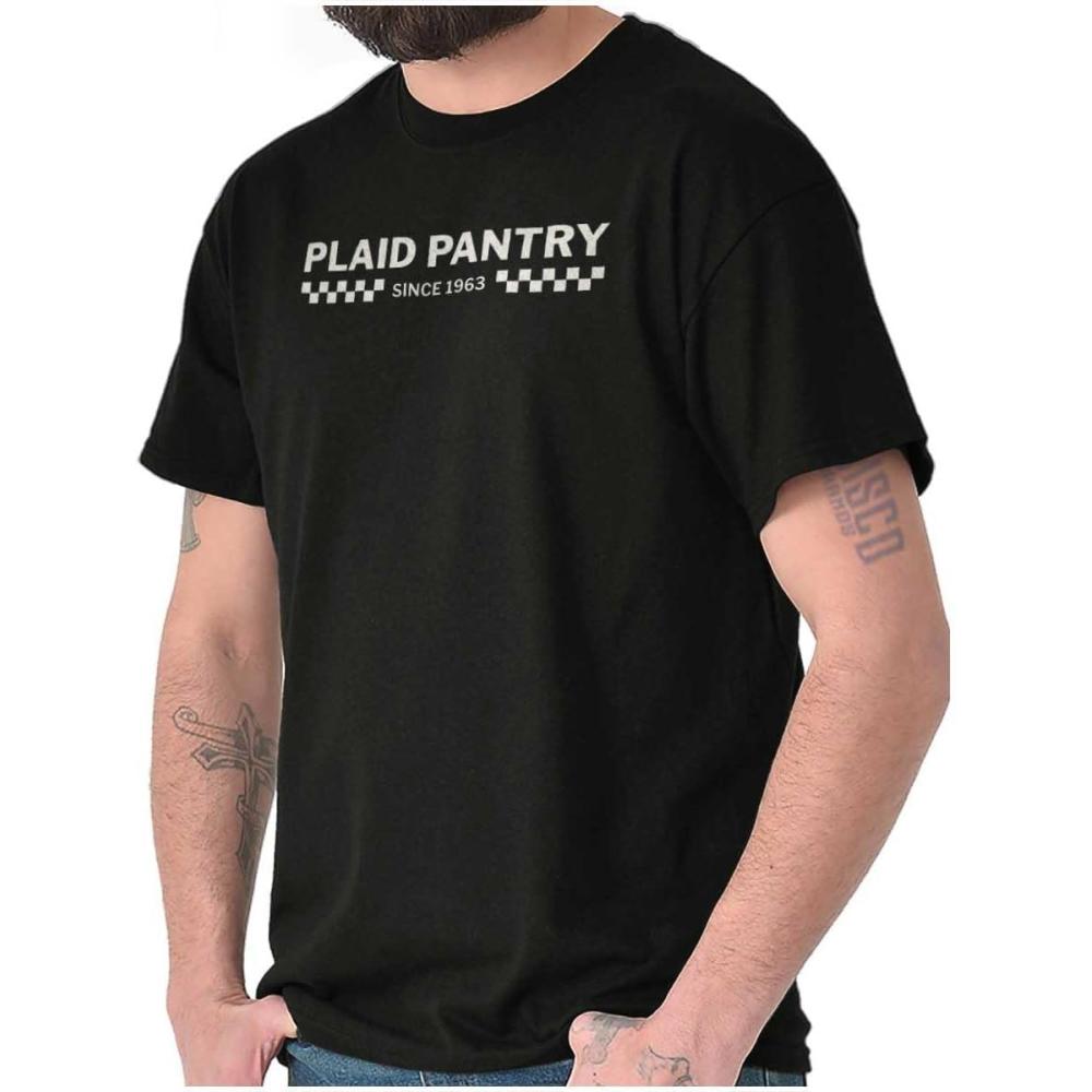 imagePlaid Pantry Since 1963 Checker Logo Graphic T Shirt Men or WomenBlack