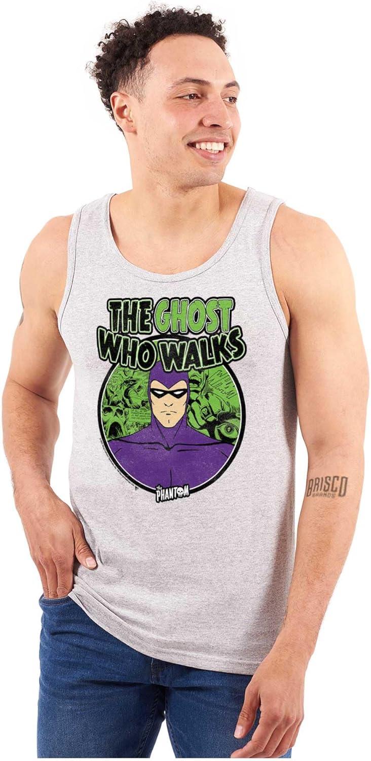 imageBrisco Brands The Phantom Ghost Who Walks Tank Top T Shirts Men WomenSport Grey