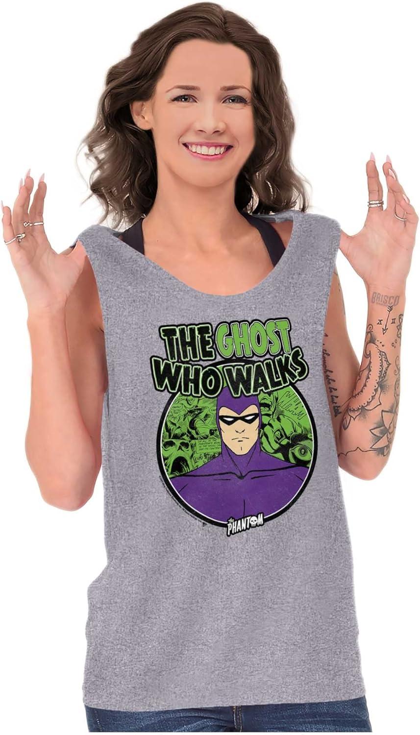 imageBrisco Brands The Phantom Ghost Who Walks Tank Top T Shirts Men WomenSport Grey