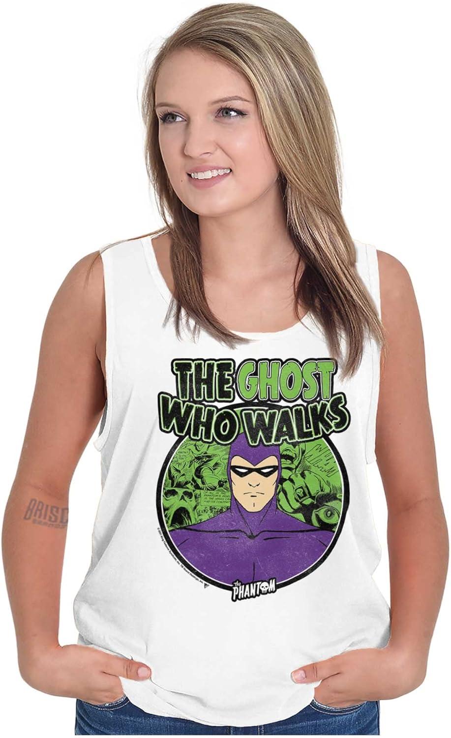 imageBrisco Brands The Phantom Ghost Who Walks Tank Top T Shirts Men WomenWhite