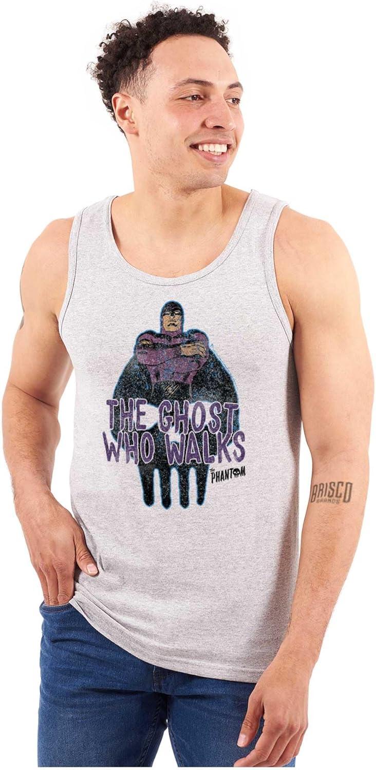 imageThe Phantom Vintage Ghost Who Walks Tank Top T Shirts Men WomenSport Grey