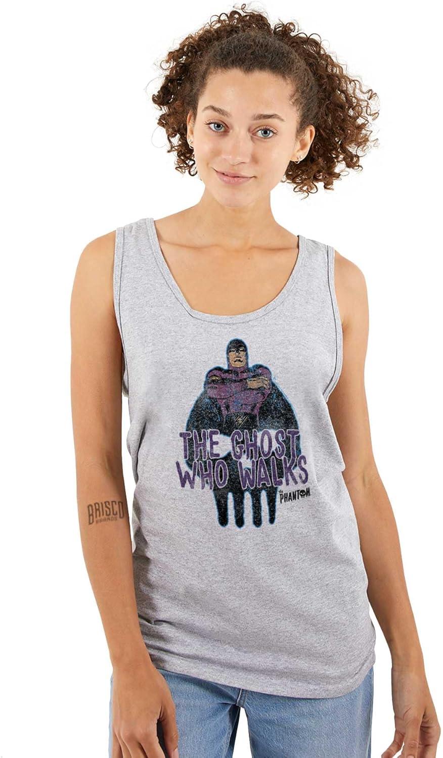 imageThe Phantom Vintage Ghost Who Walks Tank Top T Shirts Men WomenSport Grey