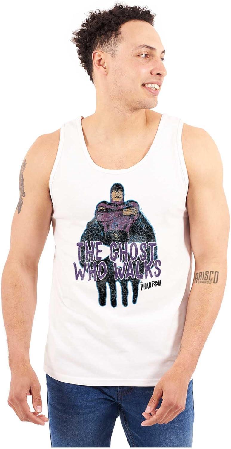 imageThe Phantom Vintage Ghost Who Walks Tank Top T Shirts Men WomenWhite