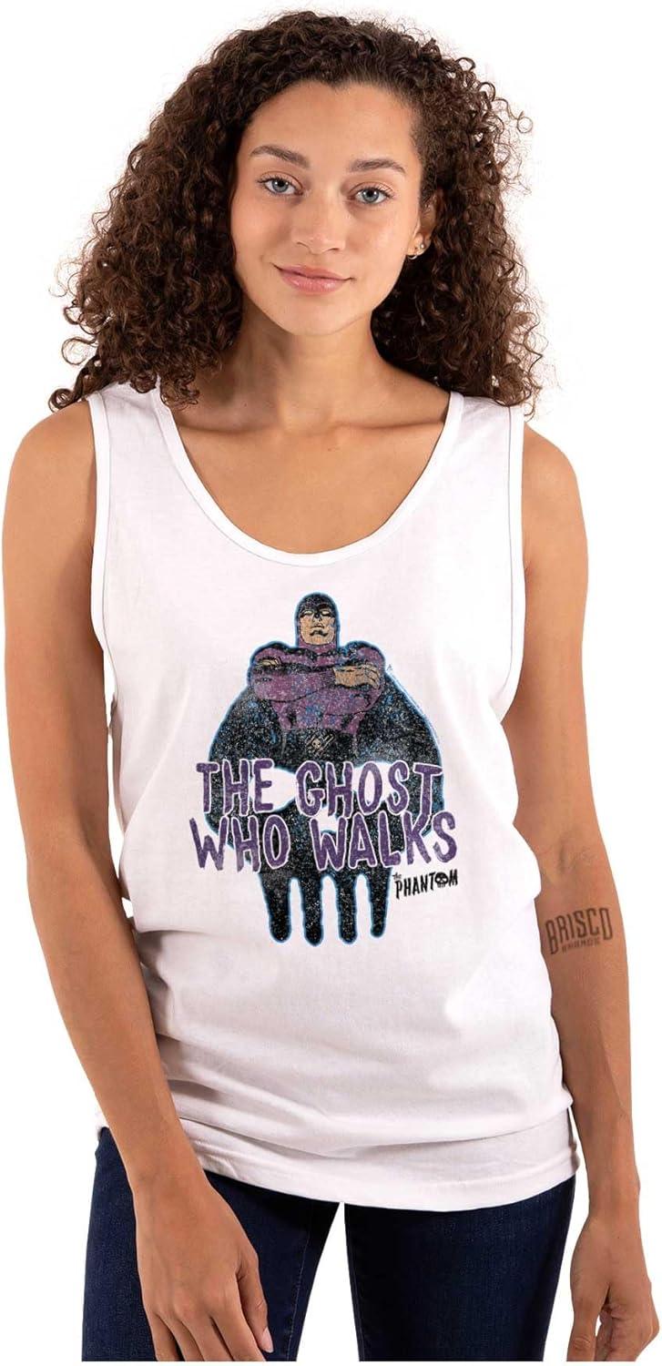 imageThe Phantom Vintage Ghost Who Walks Tank Top T Shirts Men WomenWhite