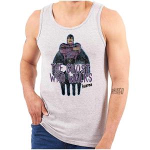 The Phantom Vintage Ghost Who Walks Tank Top T Shirts Men Women(Sport Grey)
