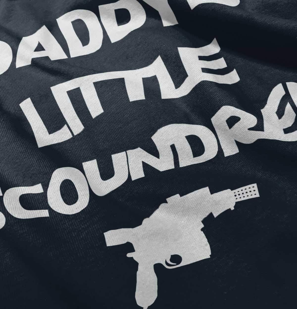 imageBrisco Brands Daddys Little Scoundrel Dark Galaxy Toddler Boy Girl T ShirtNavy