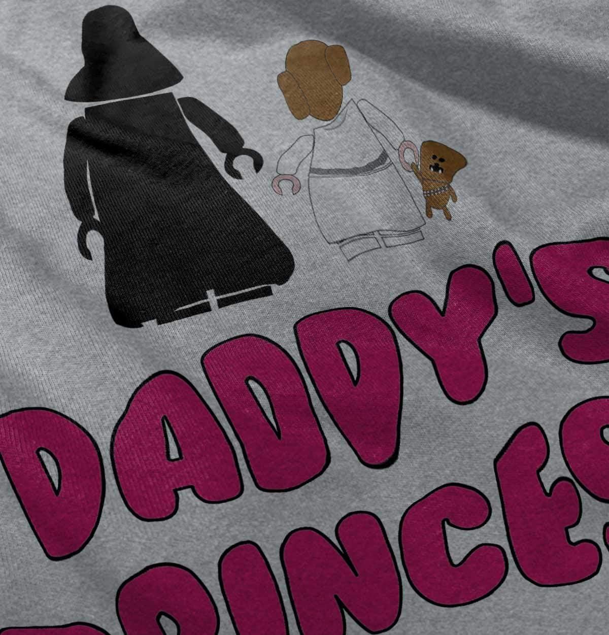 imageBrisco Brands Daddys Princess Dark Galaxy Fan Youth T Shirt Tee GirlsHeather