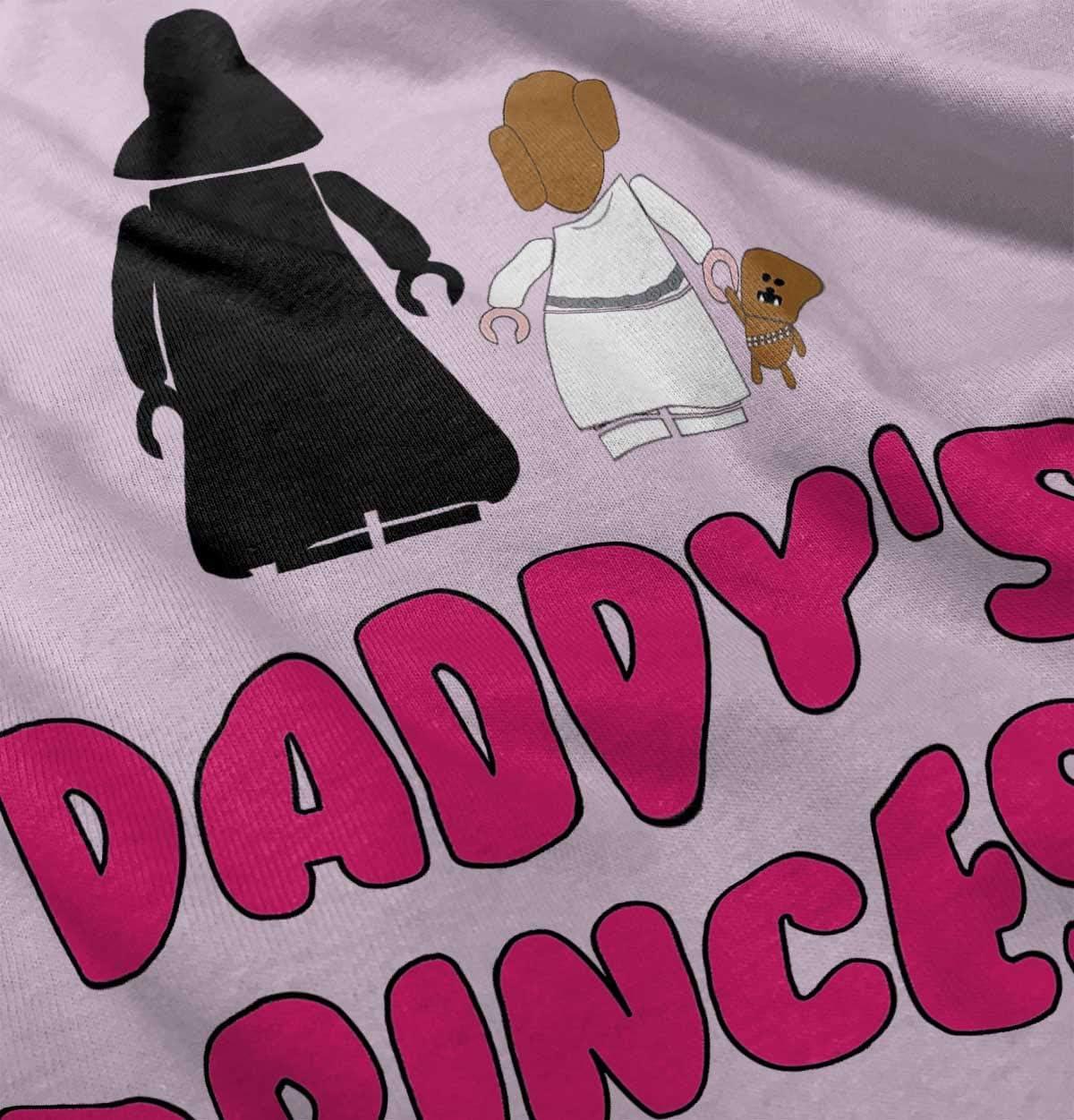 imageBrisco Brands Daddys Princess Dark Galaxy Fan Youth T Shirt Tee GirlsPink