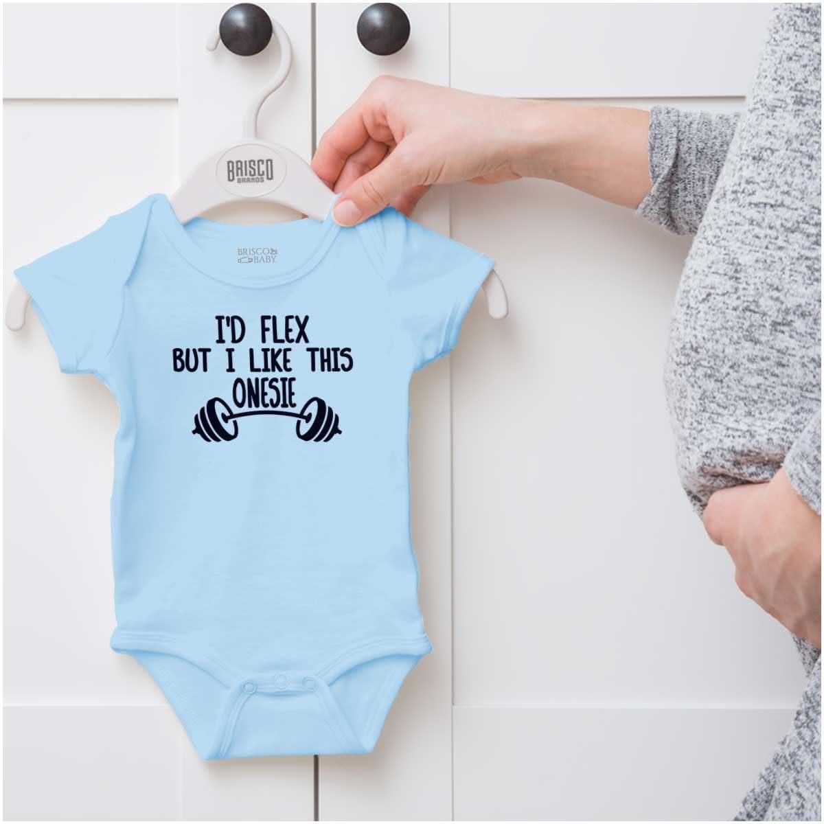 imageBrisco Brands Id Flex But I Like This One Piece Baby Bodysuit Jumper BoysLight Blue