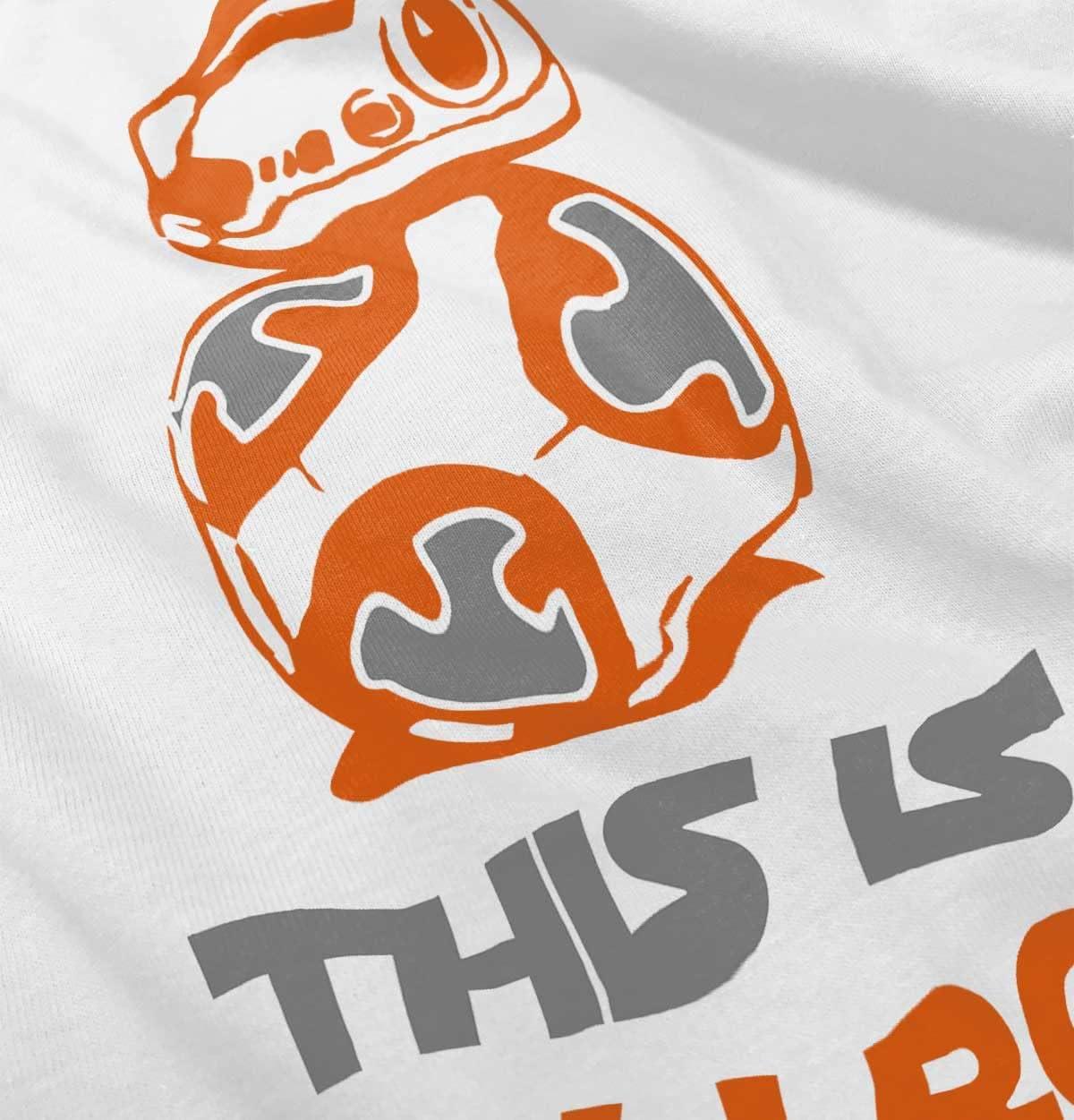 imageBrisco Brands This is How I Roll Space Robot Galaxy Toddler Boy Girl T ShirtWhite