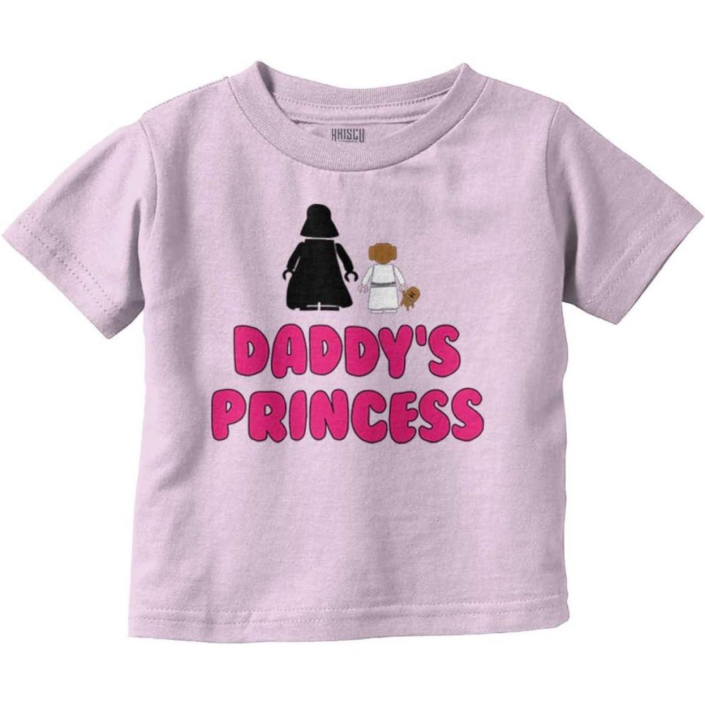 imageBrisco Brands Daddys Princess Dark Galaxy Fan Youth T Shirt Tee GirlsPink