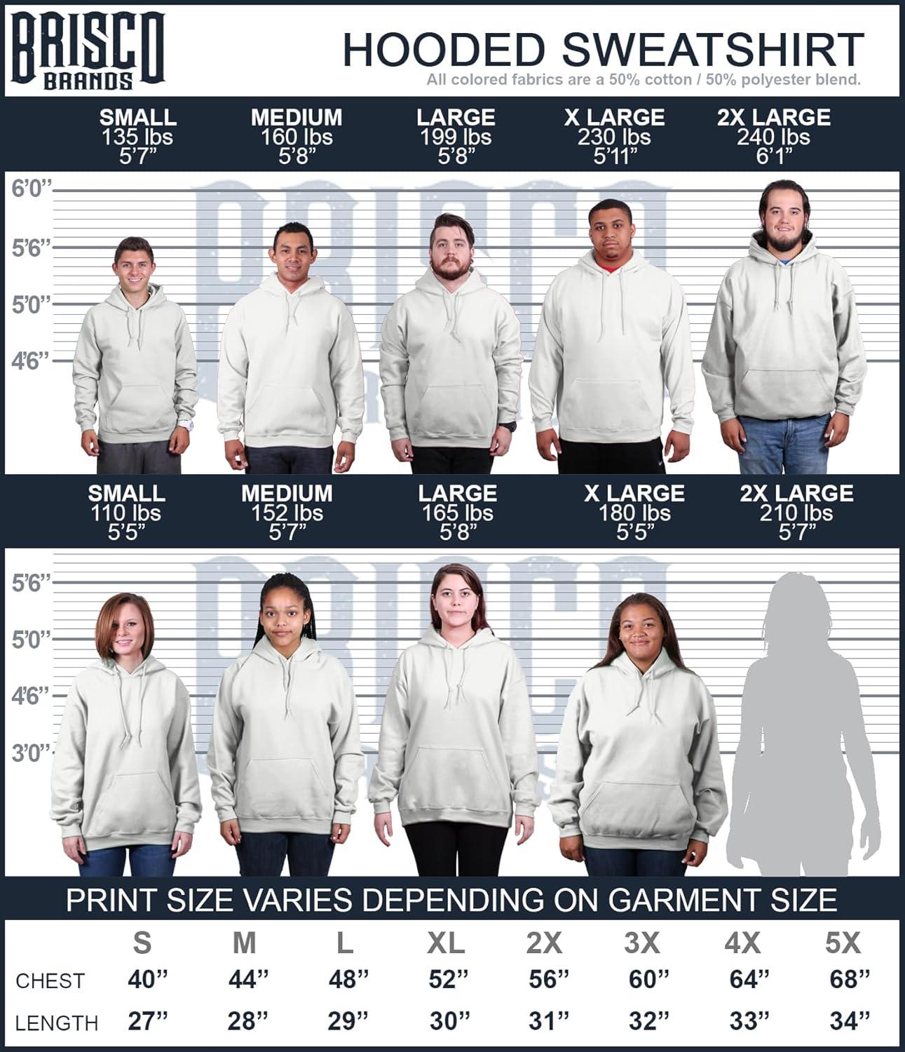 imageBrisco Brands United States Navy Since 1775 Hoodie Sweatshirt Women MenWhite