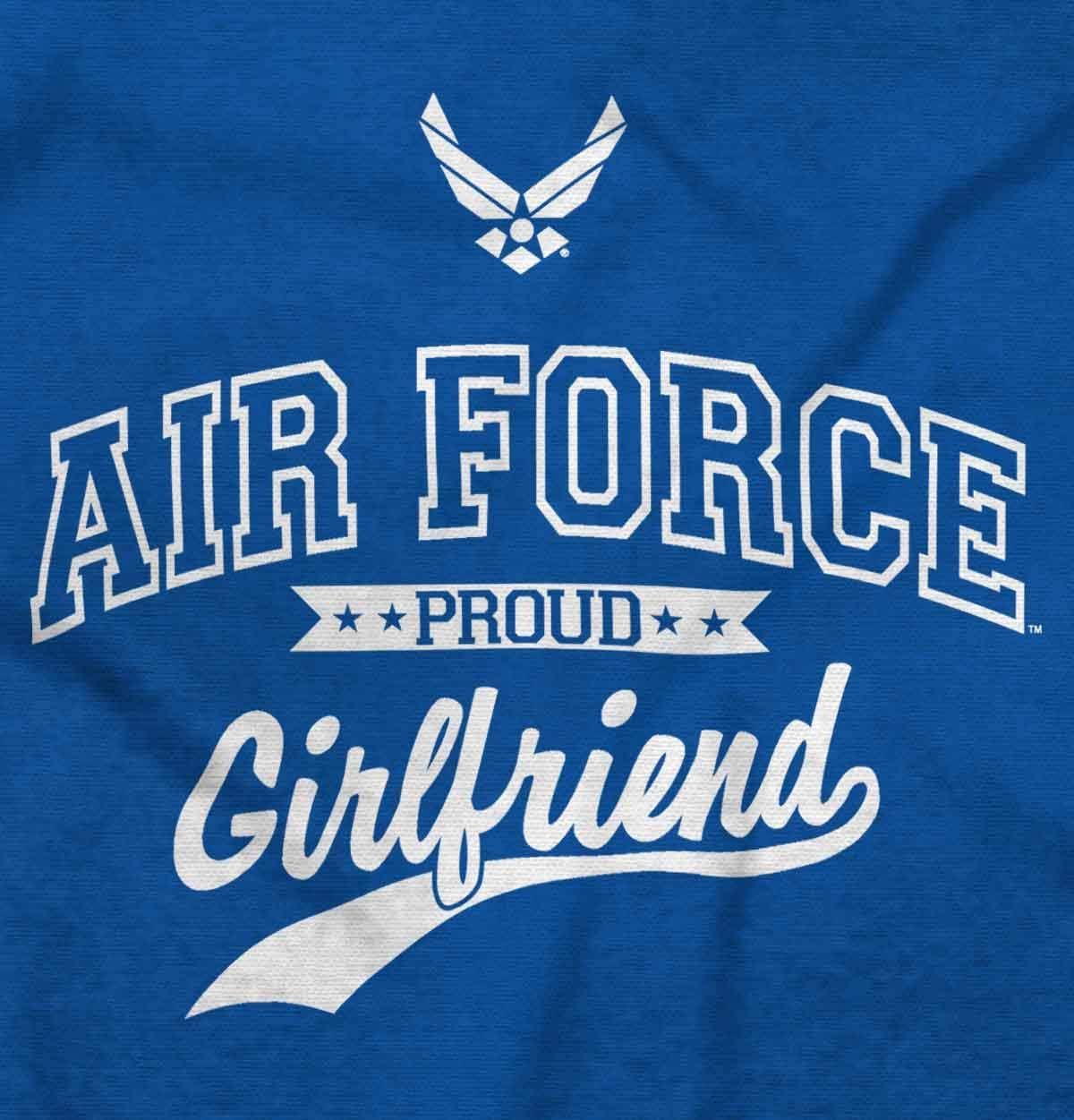 imageBrisco Brands US Air Force Proud USAF Girlfriend Hoodie Sweatshirt WomenRoyal