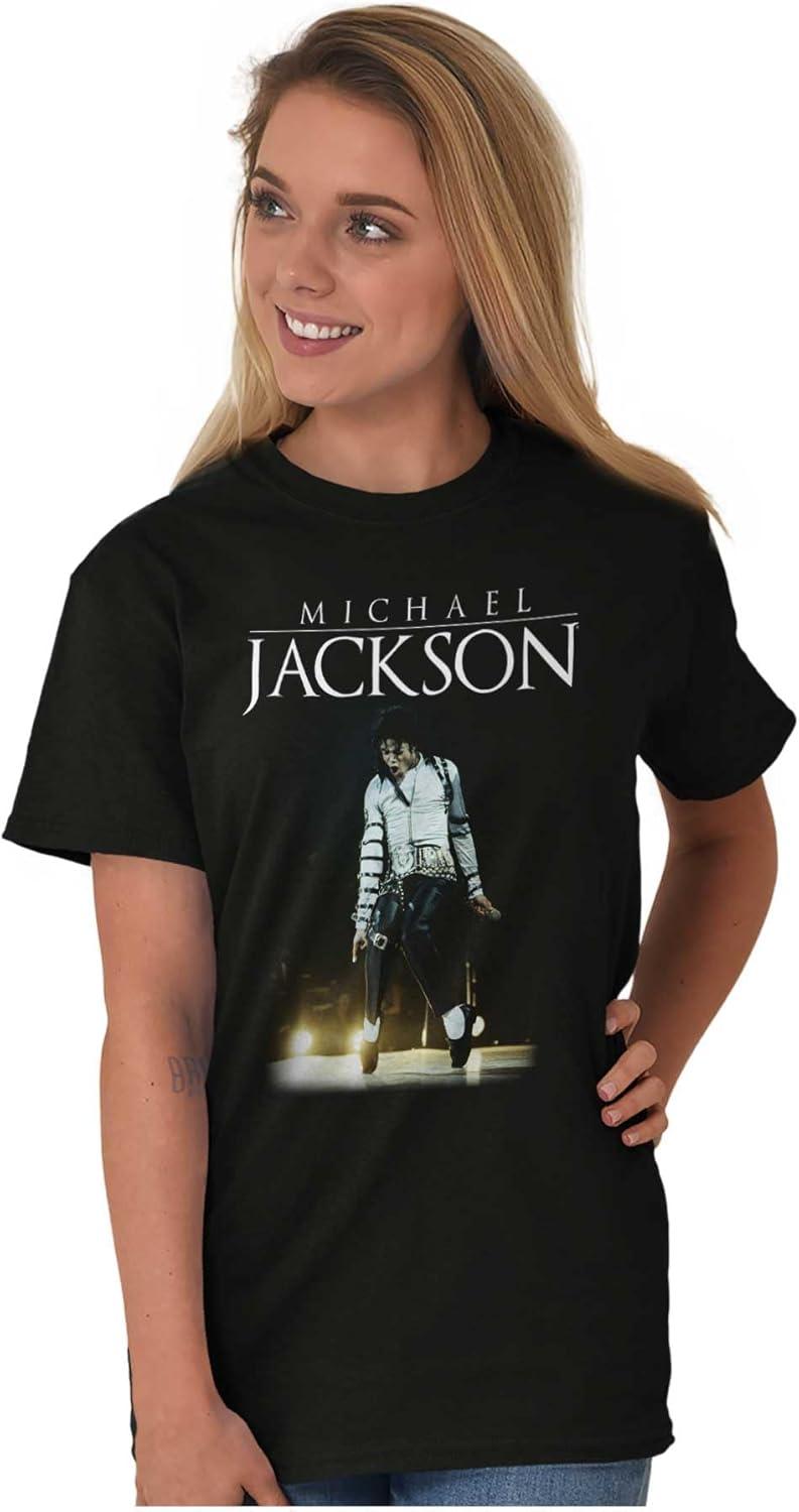 imageMichael Jackson Bad Tour Toe Stand Graphic T Shirt Men or WomenBlack