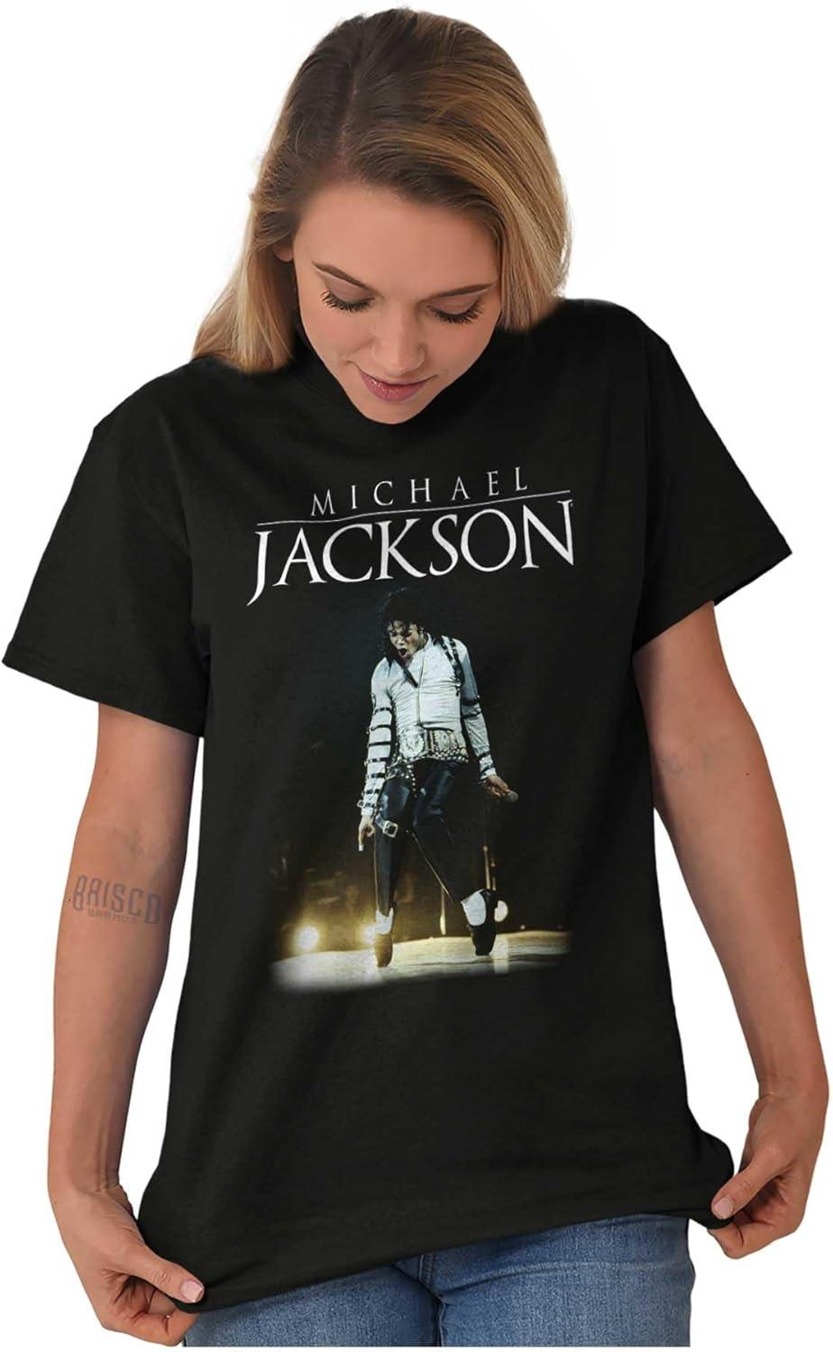 imageMichael Jackson Bad Tour Toe Stand Graphic T Shirt Men or WomenBlack
