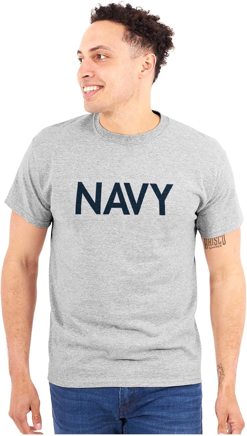 imageUnited States Army Military Graphic T Shirt Men or WomenNavy Sport Grey With Blue Ink