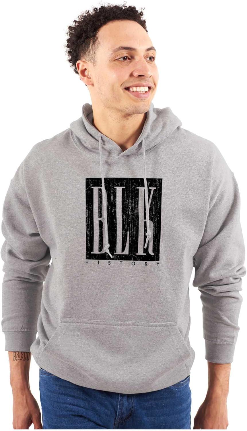 imageBLK History Black Pride Movement Hoodie Sweatshirt Women MenSport Grey