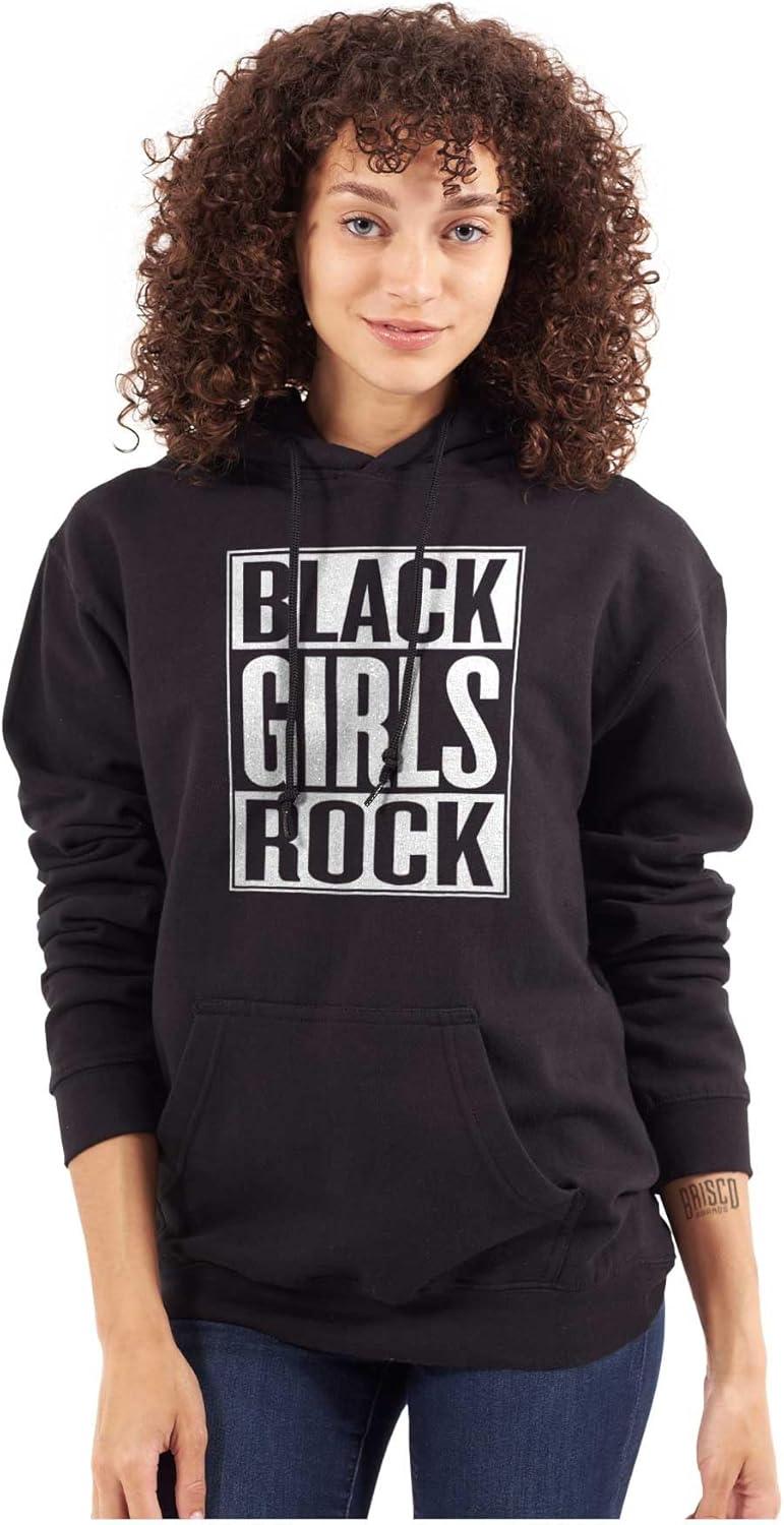 imageBlack Girls Rock Melanin Queen Hoodie Sweatshirt WomenBlack