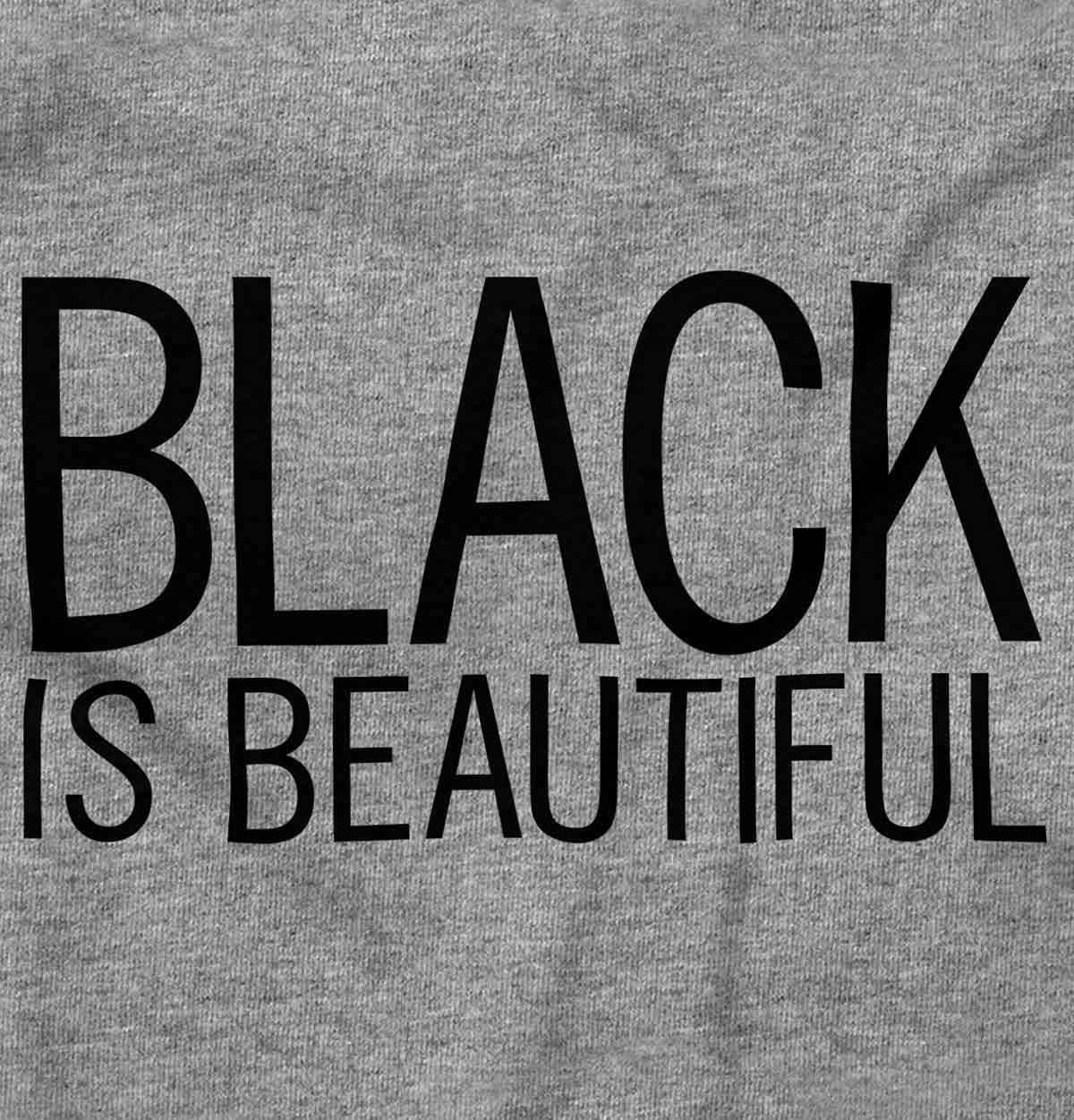 imageBrisco Brands Black is Beautiful Melanin Pride Zip Hoodie Sweatshirt WomenSport Grey