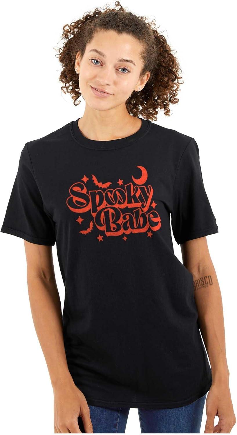 imageBrisco Brands Cute Halloween Witchy Spooky Babe Graphic T Shirt Men or WomenBlack