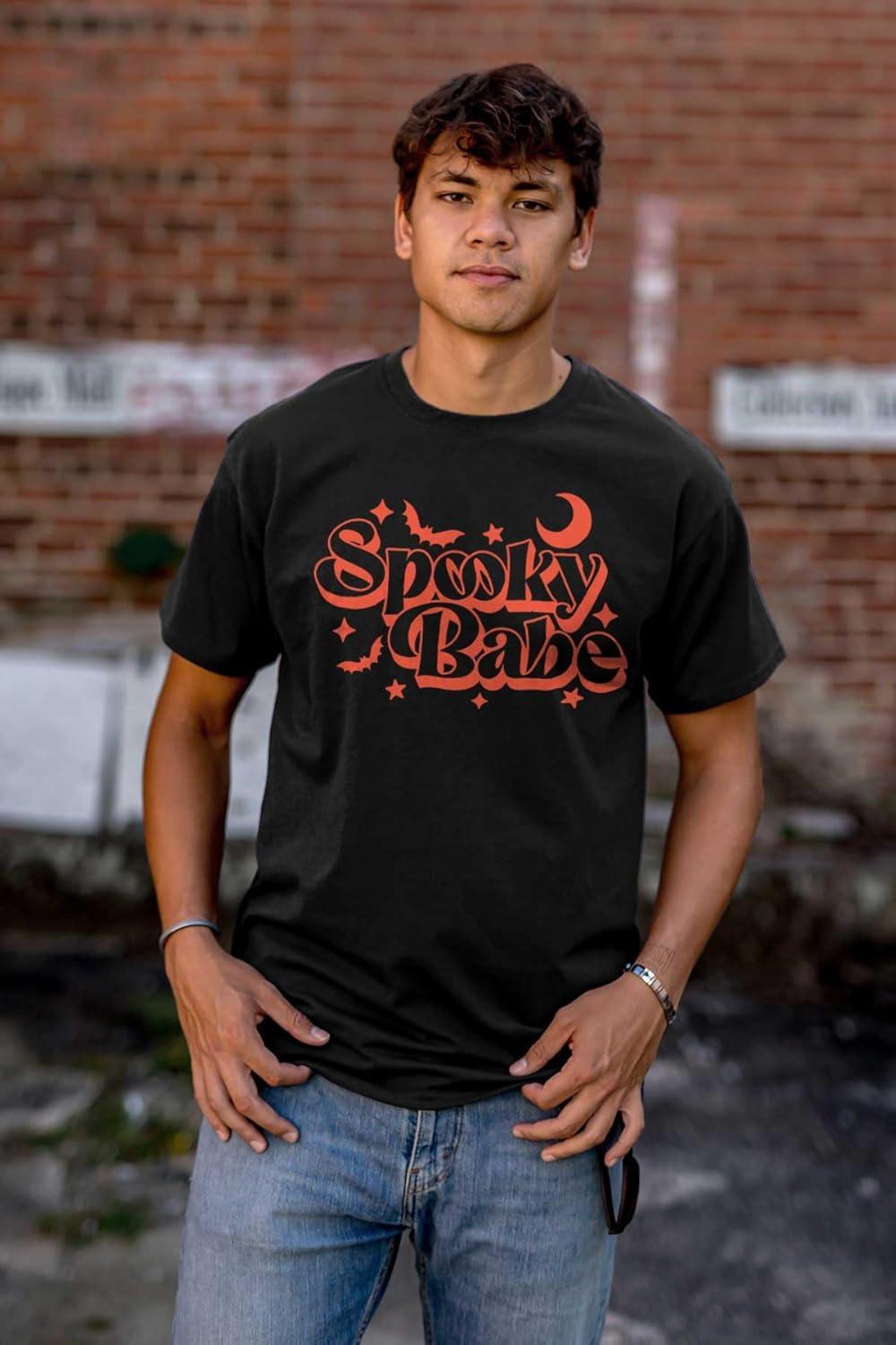imageBrisco Brands Cute Halloween Witchy Spooky Babe Graphic T Shirt Men or WomenBlack