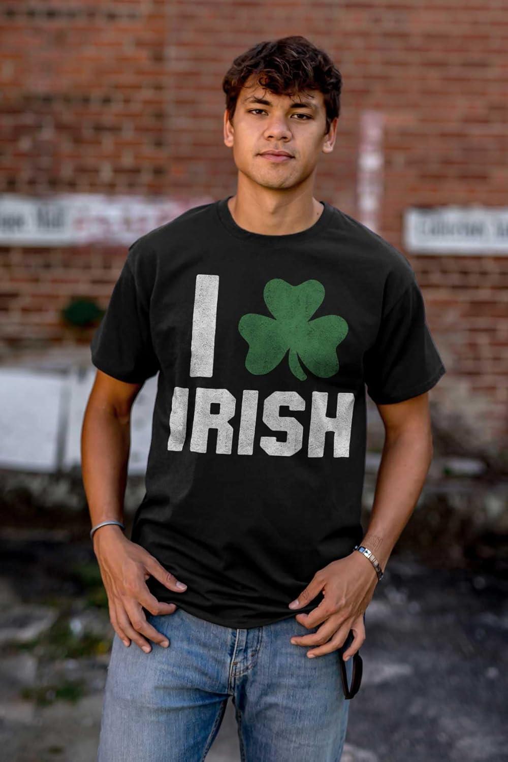 imageBrisco Brands St Patricks Day Irish Pride Shamrock Graphic T Shirt Men or WomenBlack