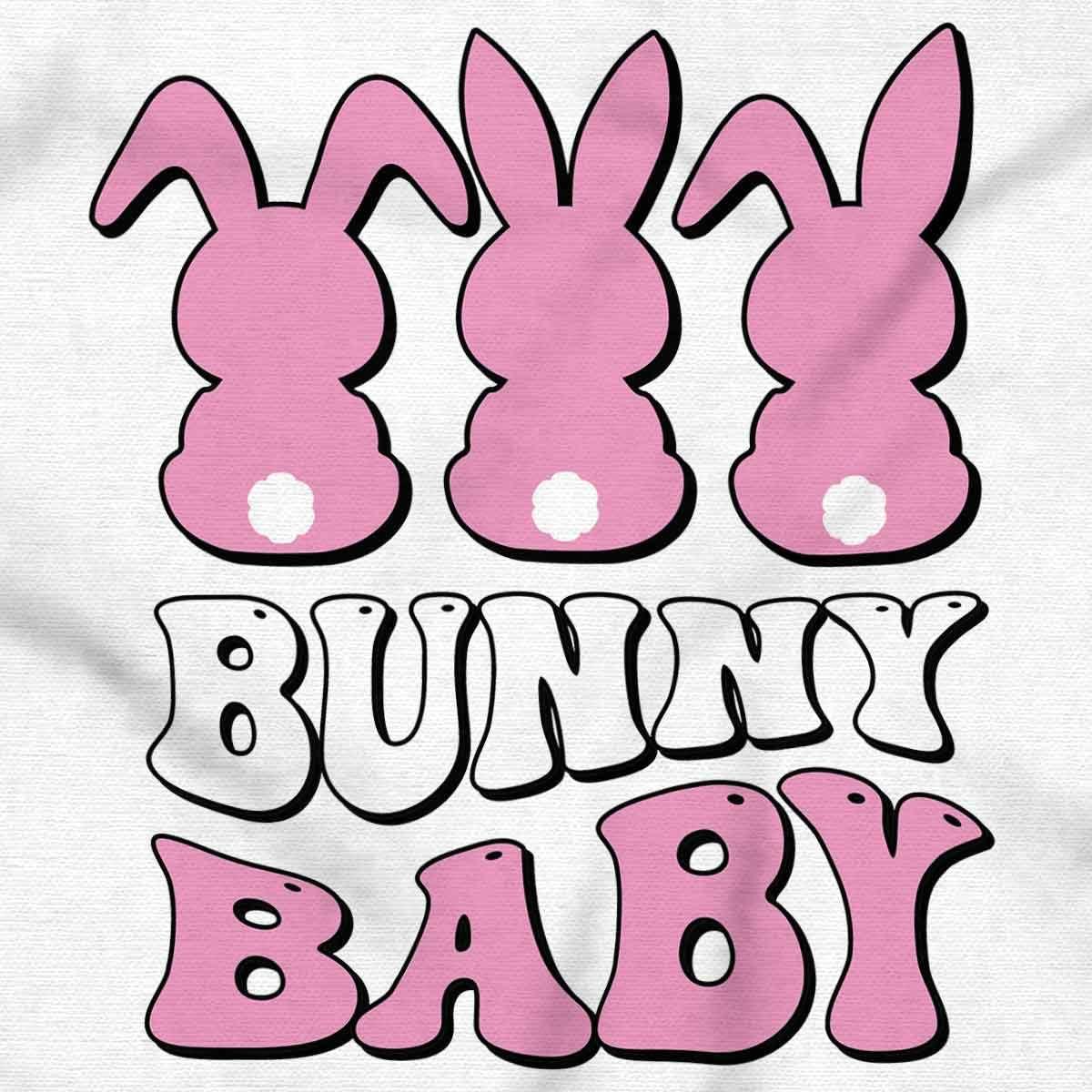 imageCute Rabbit Tails Easter Bunny Baby Toddler Baby Girl T ShirtWhite
