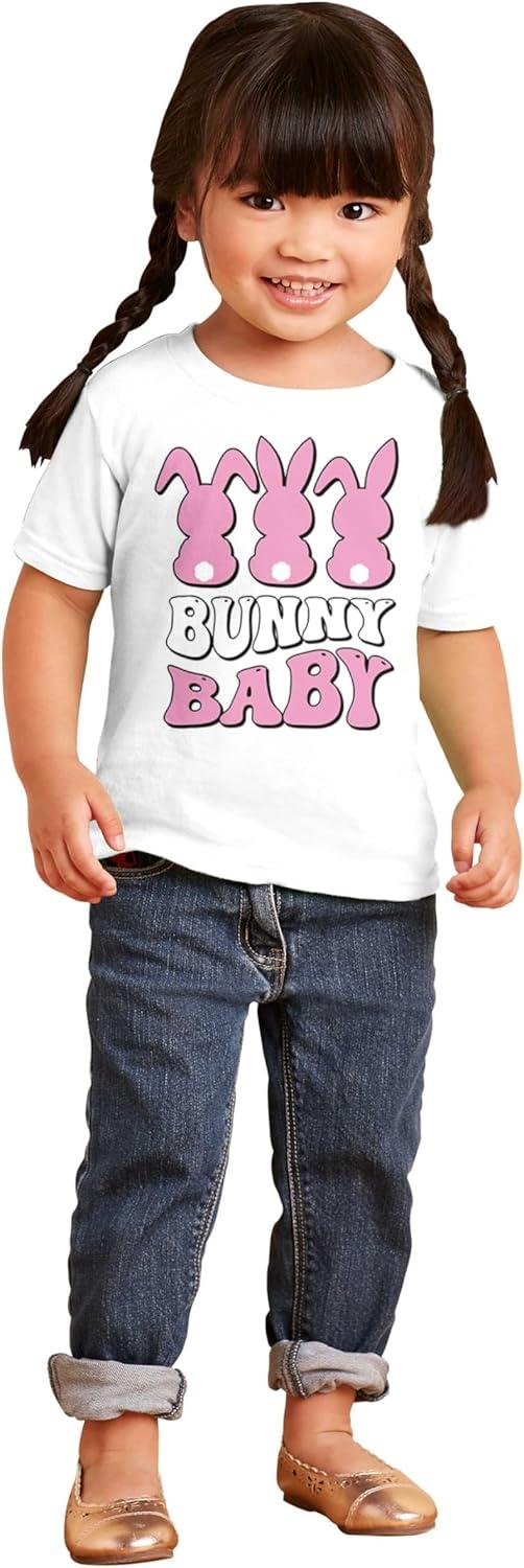 imageCute Rabbit Tails Easter Bunny Baby Toddler Baby Girl T ShirtWhite