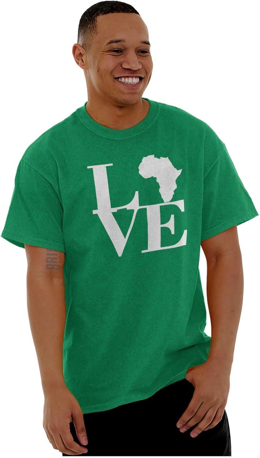 imageLove Africa Map Black African Pride Graphic T Shirt Men or WomenAntique Irish Green