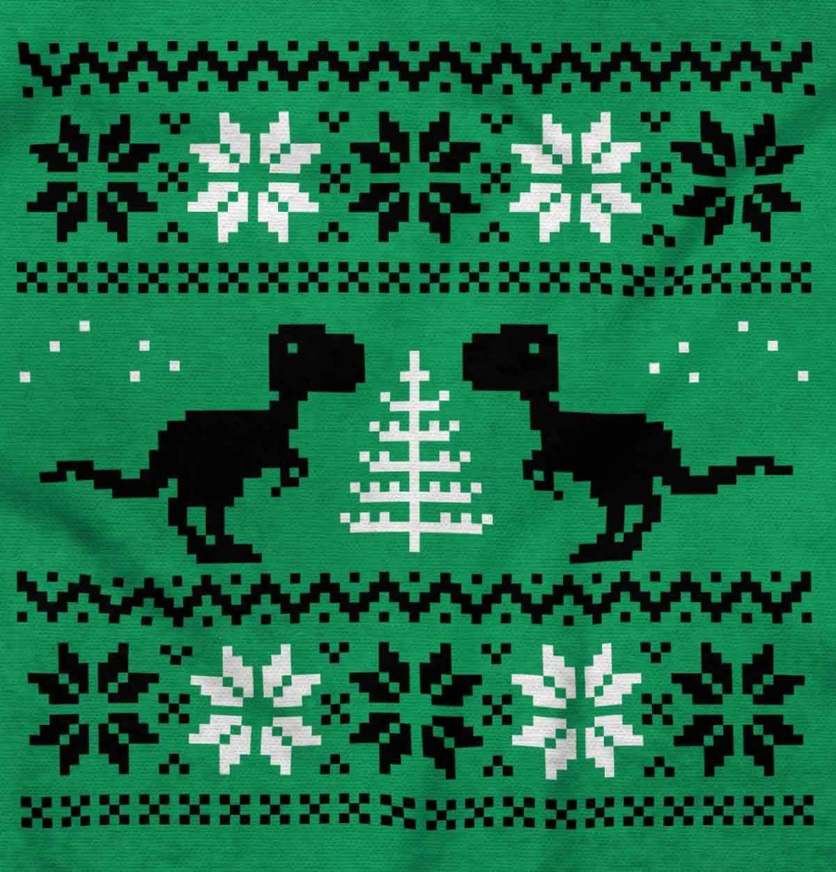 imageUgly Christmas TRex Dinosaur Party Graphic T Shirt Men or WomenIrish Green