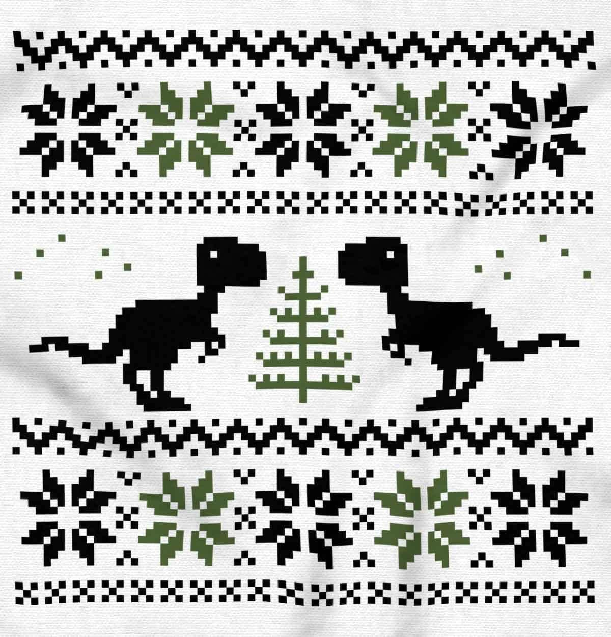 imageUgly Christmas TRex Dinosaur Party Graphic T Shirt Men or WomenWhite