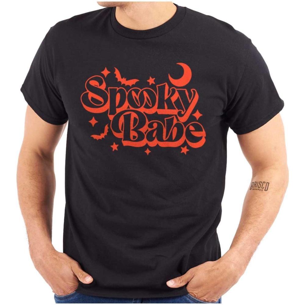imageBrisco Brands Cute Halloween Witchy Spooky Babe Graphic T Shirt Men or WomenBlack