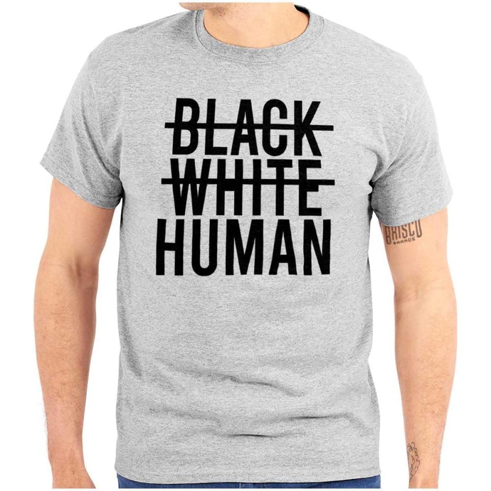 imageBrisco Brands Race Equality Human Rights Black Life Graphic T Shirt Men or WomenSport Grey