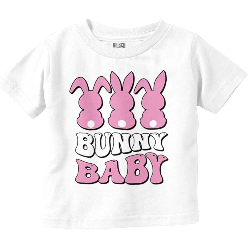 imageCute Rabbit Tails Easter Bunny Baby Toddler Baby Girl T ShirtWhite