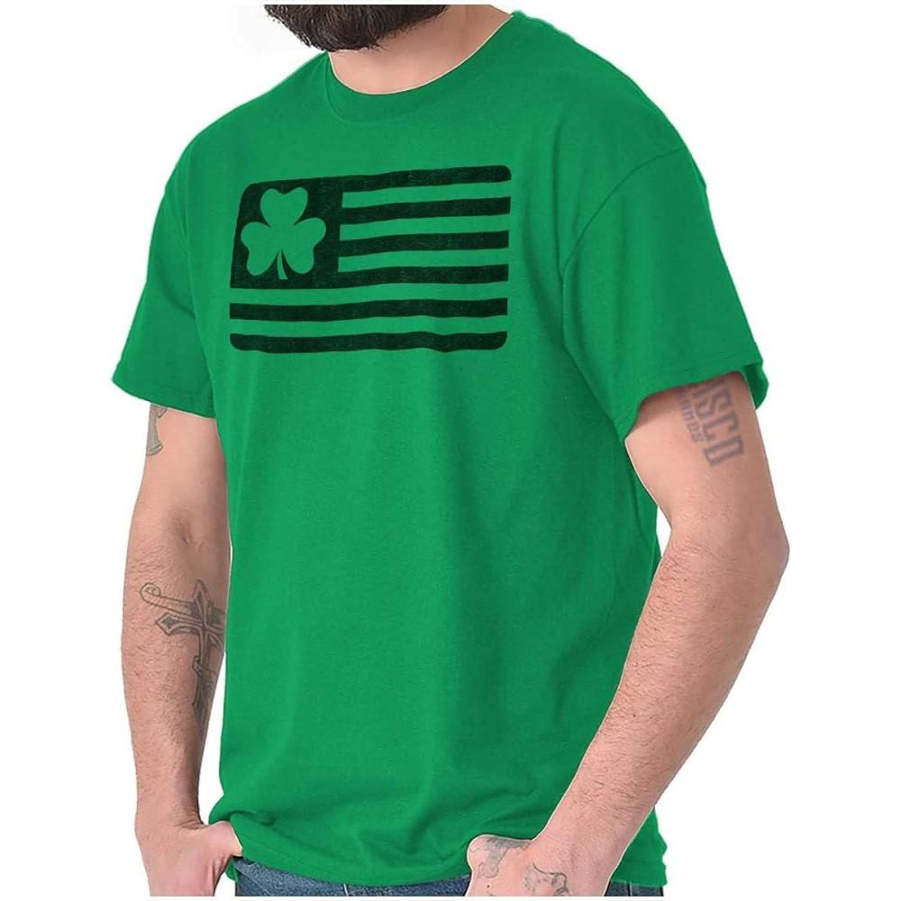 imageSt Patricks Day IrishAmerican Pride Graphic T Shirt Men or WomenIrish Green