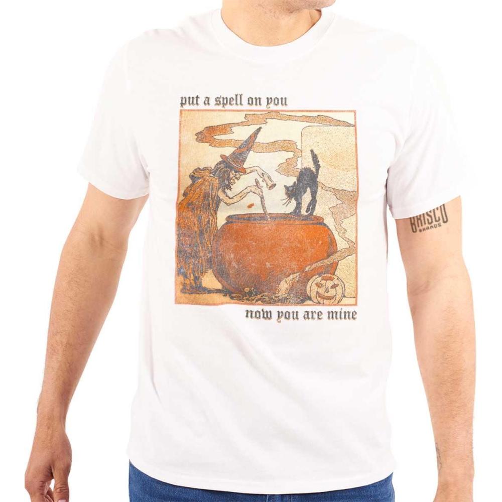 imageVintage Halloween Witches Brew Graphic T Shirt Men or WomenWhite