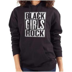 Black Girls Rock Melanin Queen Hoodie Sweatshirt Women(Black)
