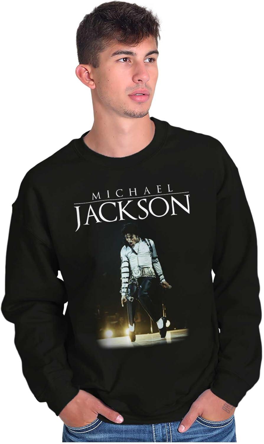 imageBrisco Brands Michael Jackson Bad Tour Toe Stand Sweatshirt for Men or WomenBlack