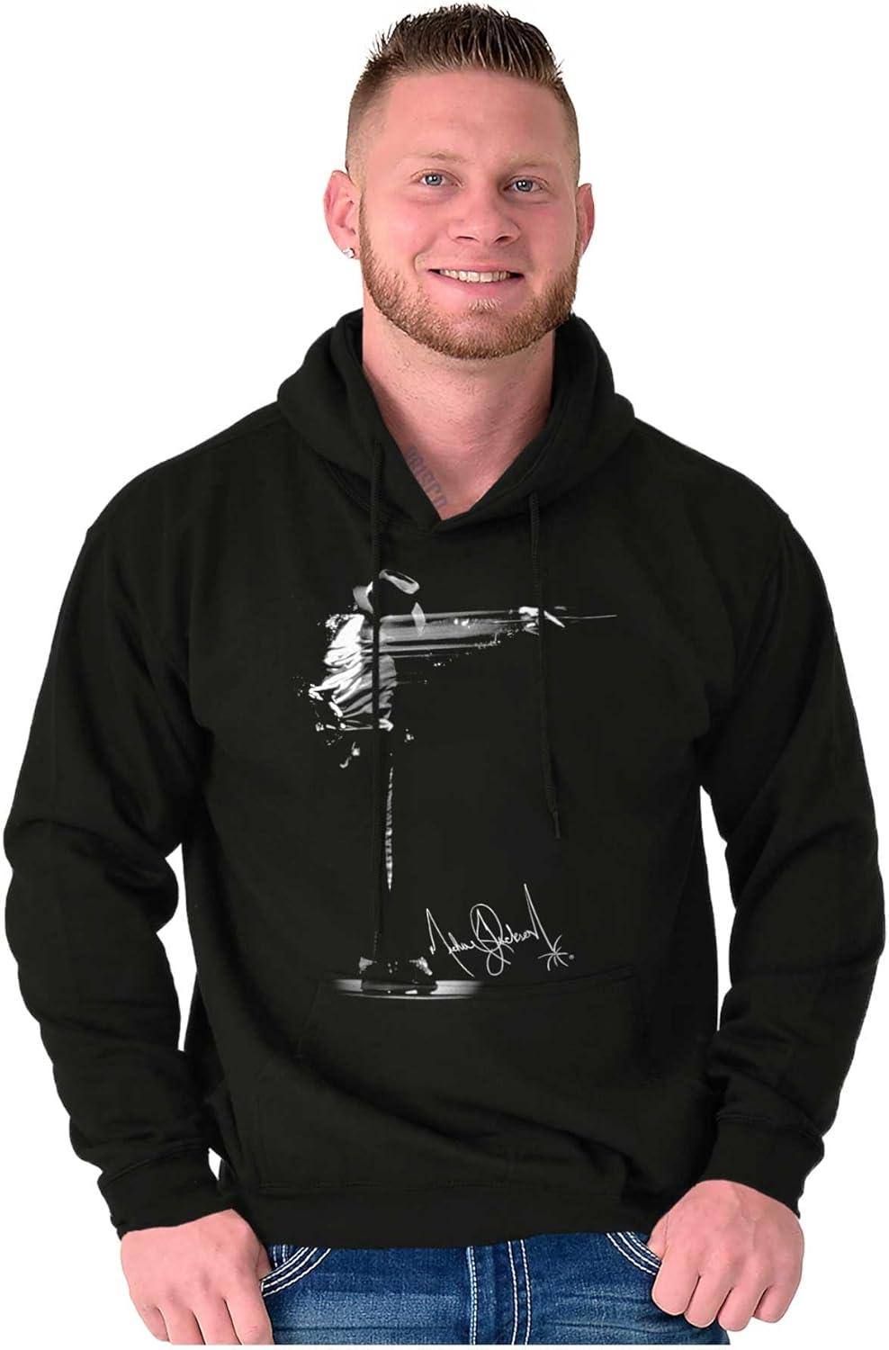 imageBrisco Brands Michael Jackson Signature Autograph Hoodie Sweatshirt Women MenBlack