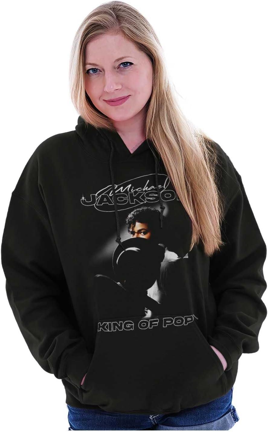 imageBrisco Brands Michael Jackson Smooth Criminal Hoodie Sweatshirt Women MenBlack