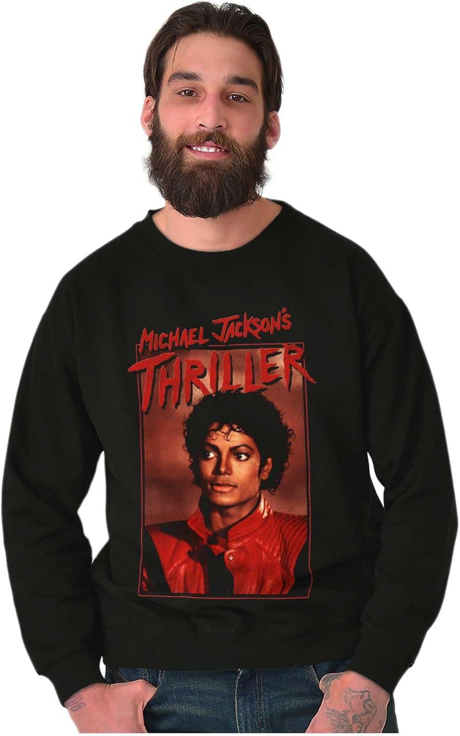 imageBrisco Brands Michael Jackson Thriller Music Video Sweatshirt for Men or WomenBlack