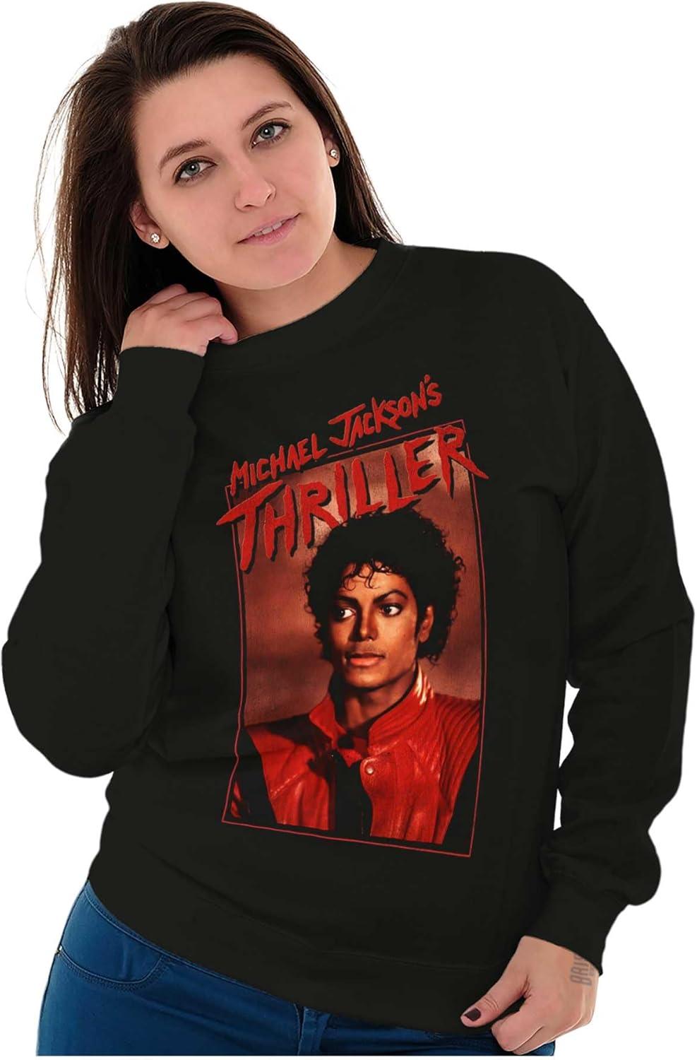 imageBrisco Brands Michael Jackson Thriller Music Video Sweatshirt for Men or WomenBlack