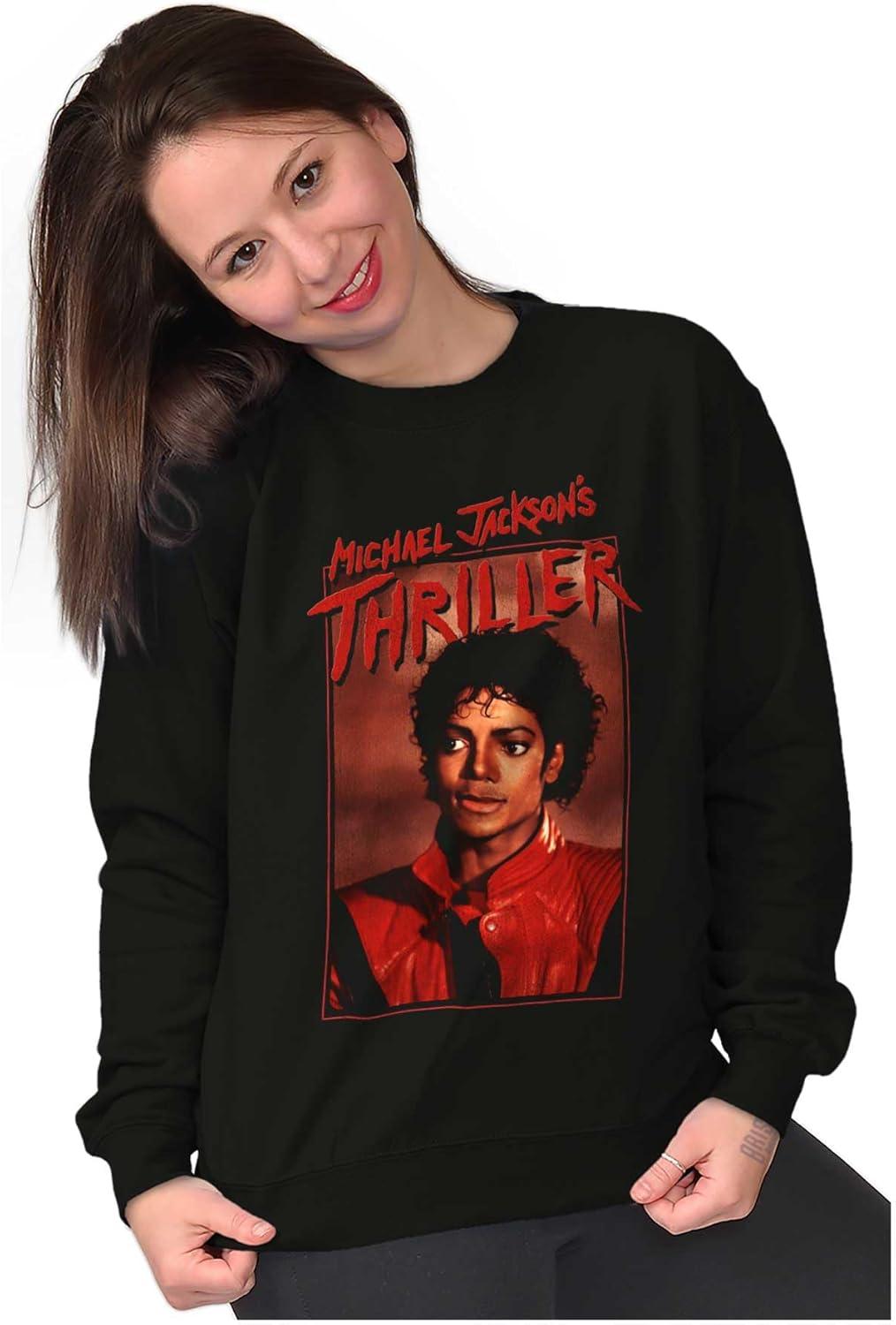 imageBrisco Brands Michael Jackson Thriller Music Video Sweatshirt for Men or WomenBlack