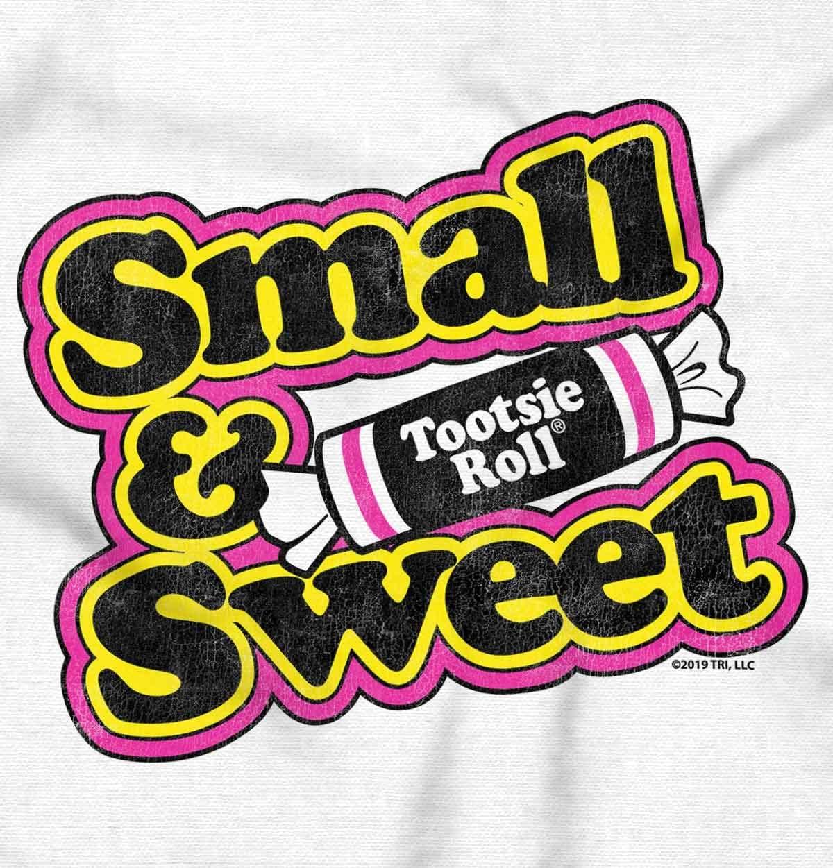 imageBrisco Brands Retro Candy Small Sweet Tootsie Roll Zip Hoodie Sweatshirt WomenWhite