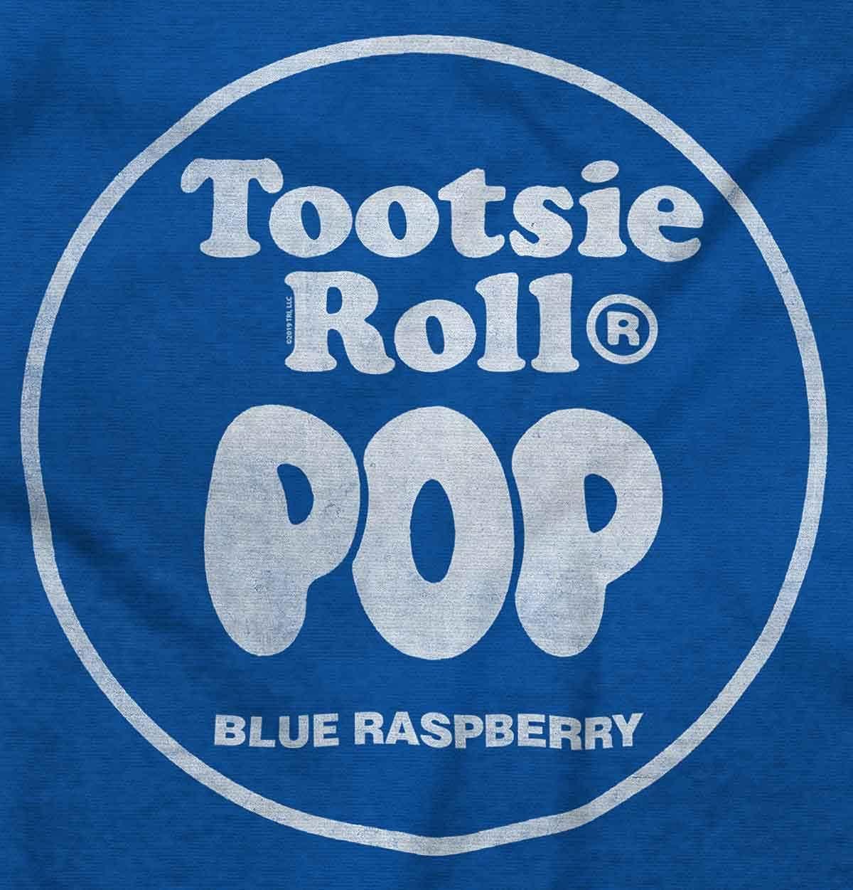 imageBrisco Brands Tootsie Roll Pop Banana Flavored Candy Hoodie Sweatshirt Women MenBlue Raspberry