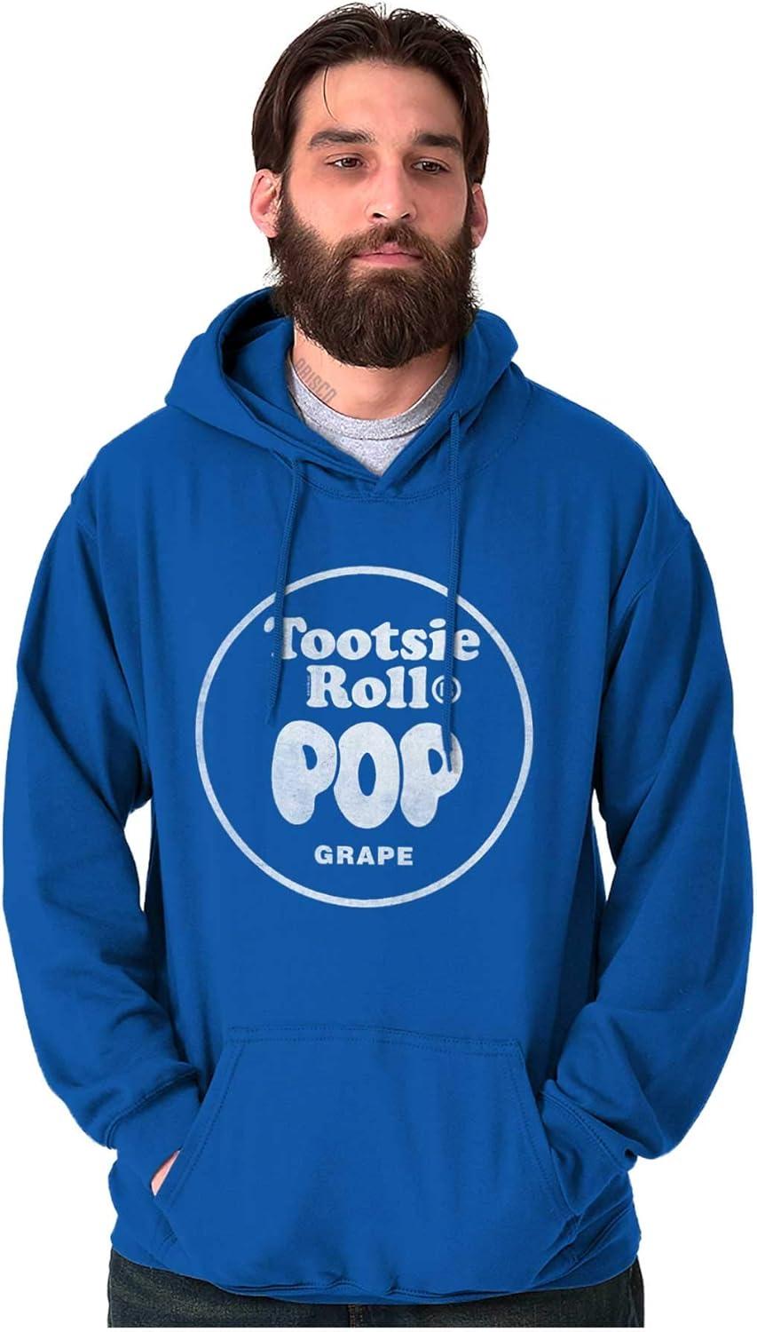 imageBrisco Brands Tootsie Roll Pop Banana Flavored Candy Hoodie Sweatshirt Women MenGrape