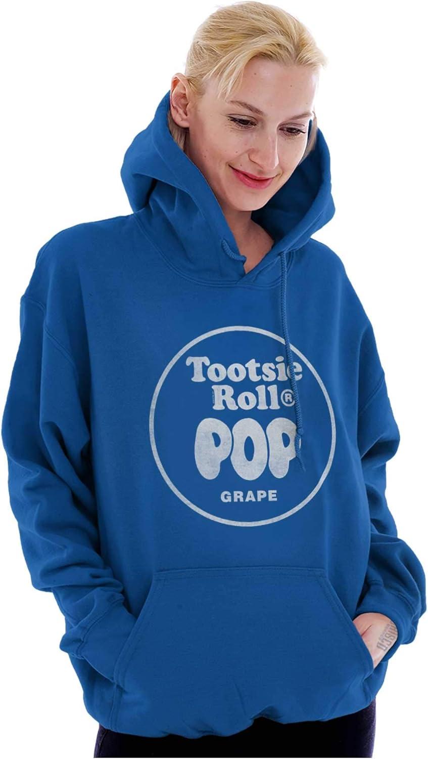 imageBrisco Brands Tootsie Roll Pop Banana Flavored Candy Hoodie Sweatshirt Women MenGrape