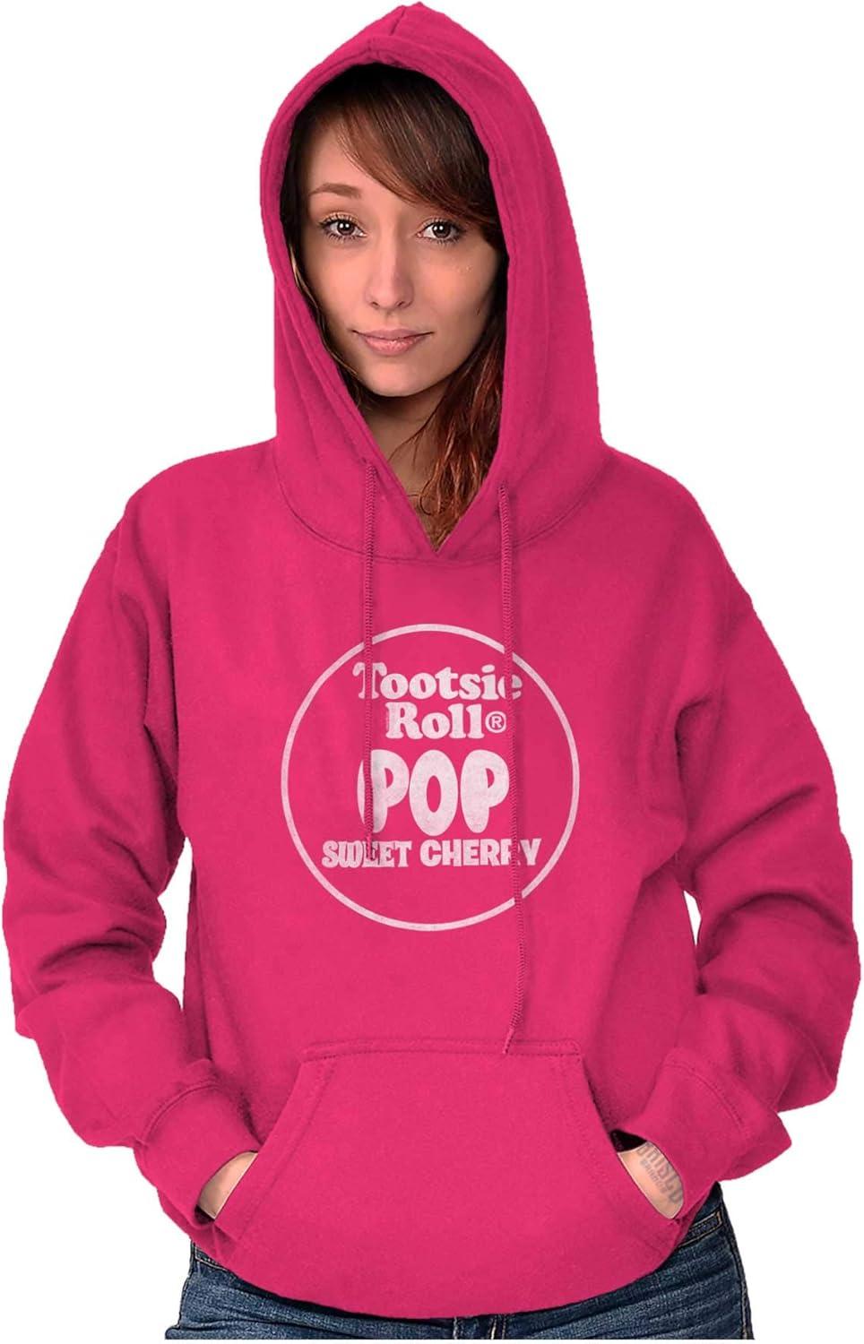 imageBrisco Brands Tootsie Roll Pop Banana Flavored Candy Hoodie Sweatshirt Women MenSweet Cherry