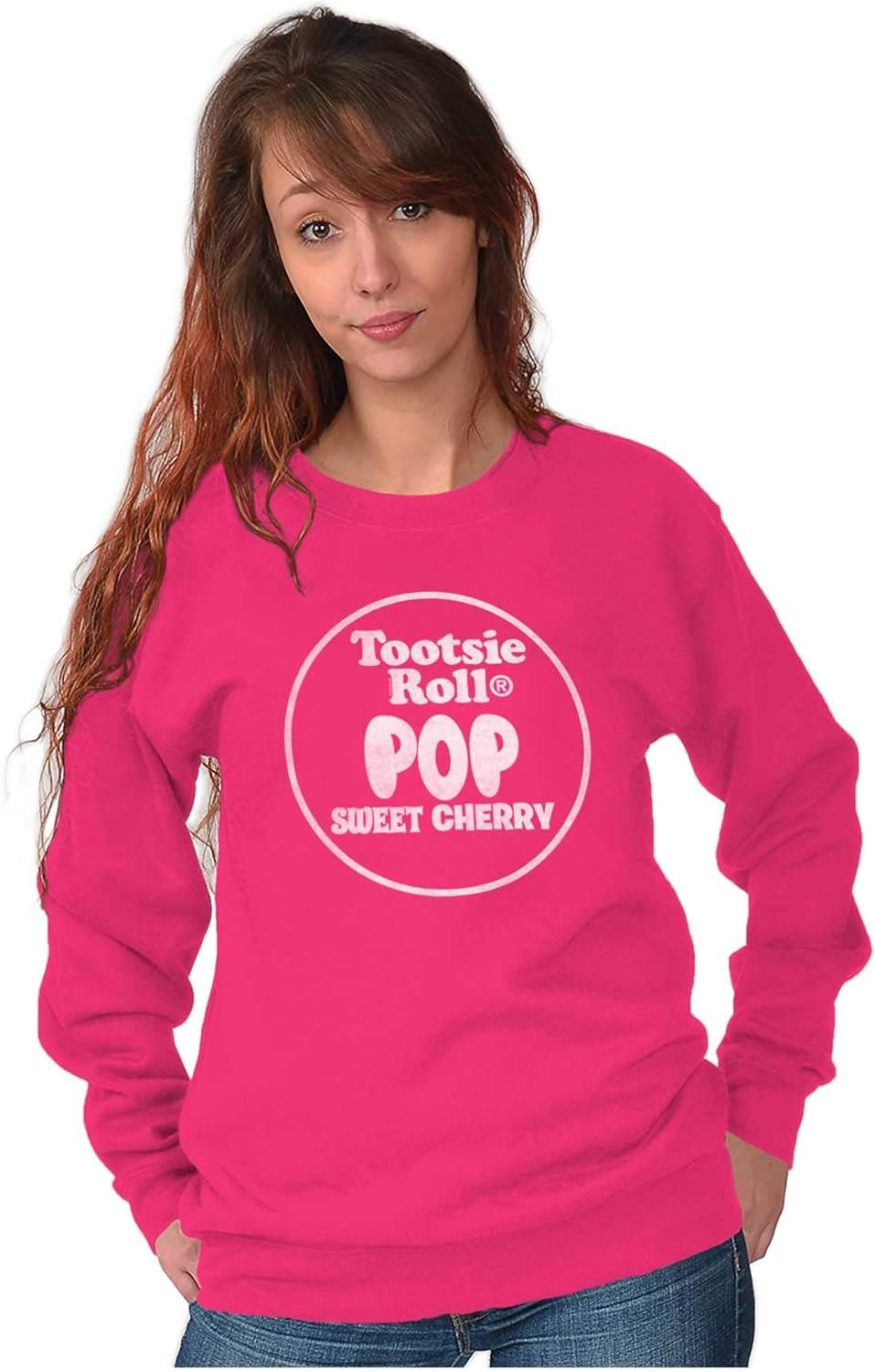 imageBrisco Brands Tootsie Roll Pop Banana Flavored Candy Sweatshirt for Men or WomenSweet Cherry